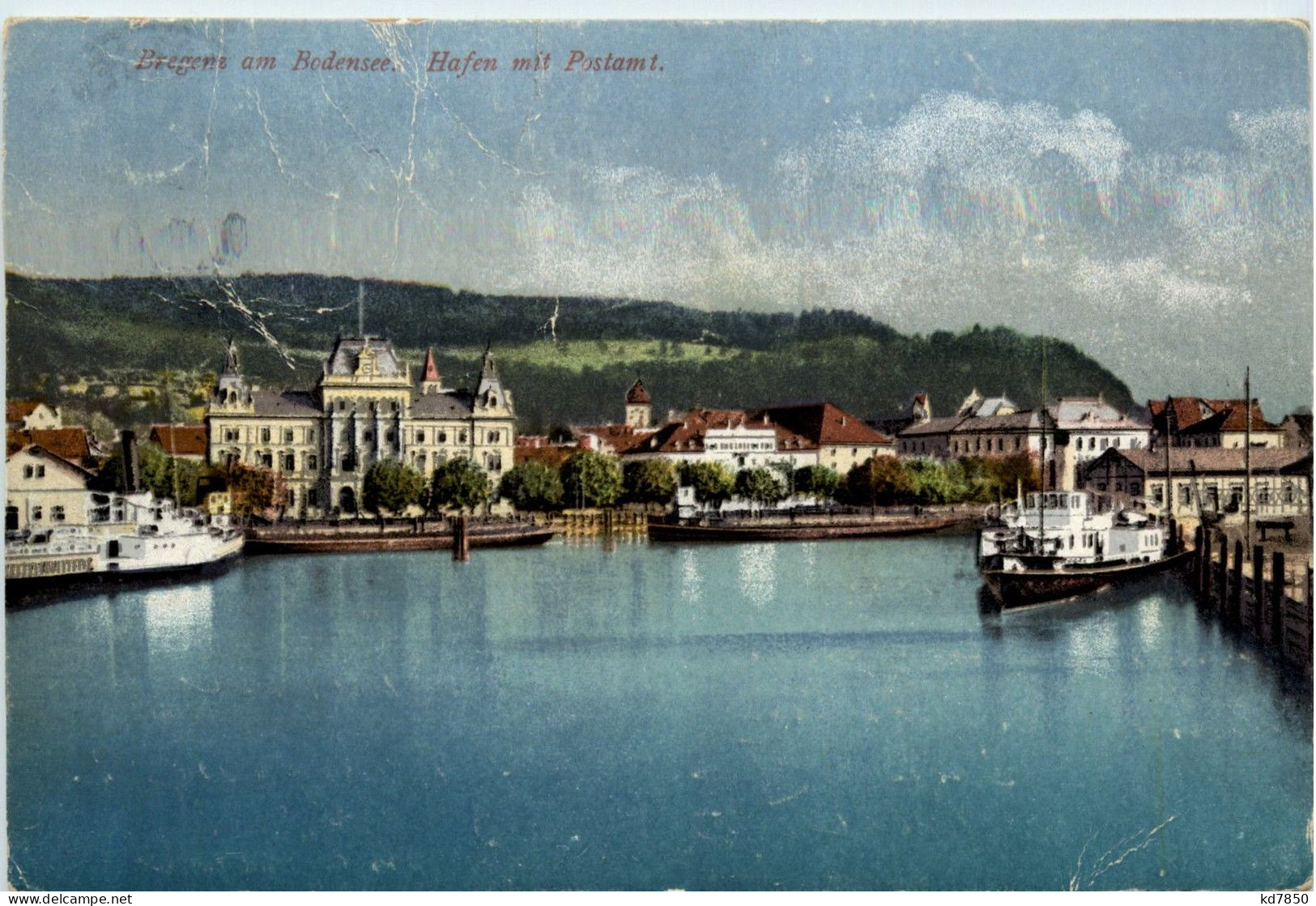 Bregenz/Vorarlberg, Div.Orte Und Umgebung - Bregenz, Hafen Mit Postamt - Bregenz