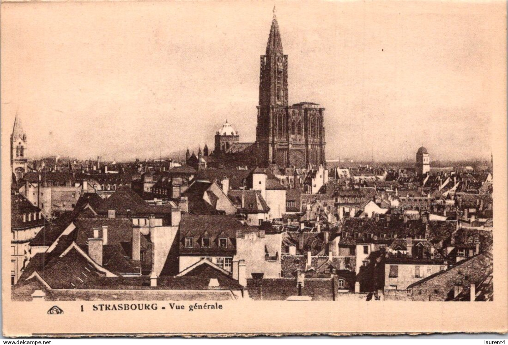 21-4-2024 (2 Z 38) Very Old B/w - FRANCE - Strasbourg (La Cathédrale Coté Sud) - Iglesias Y Catedrales