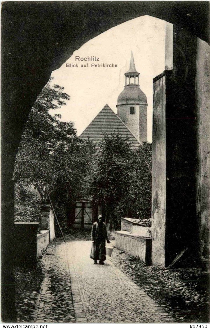 Rochlitz - Blick Auf Die Petrikirche - Rochlitz