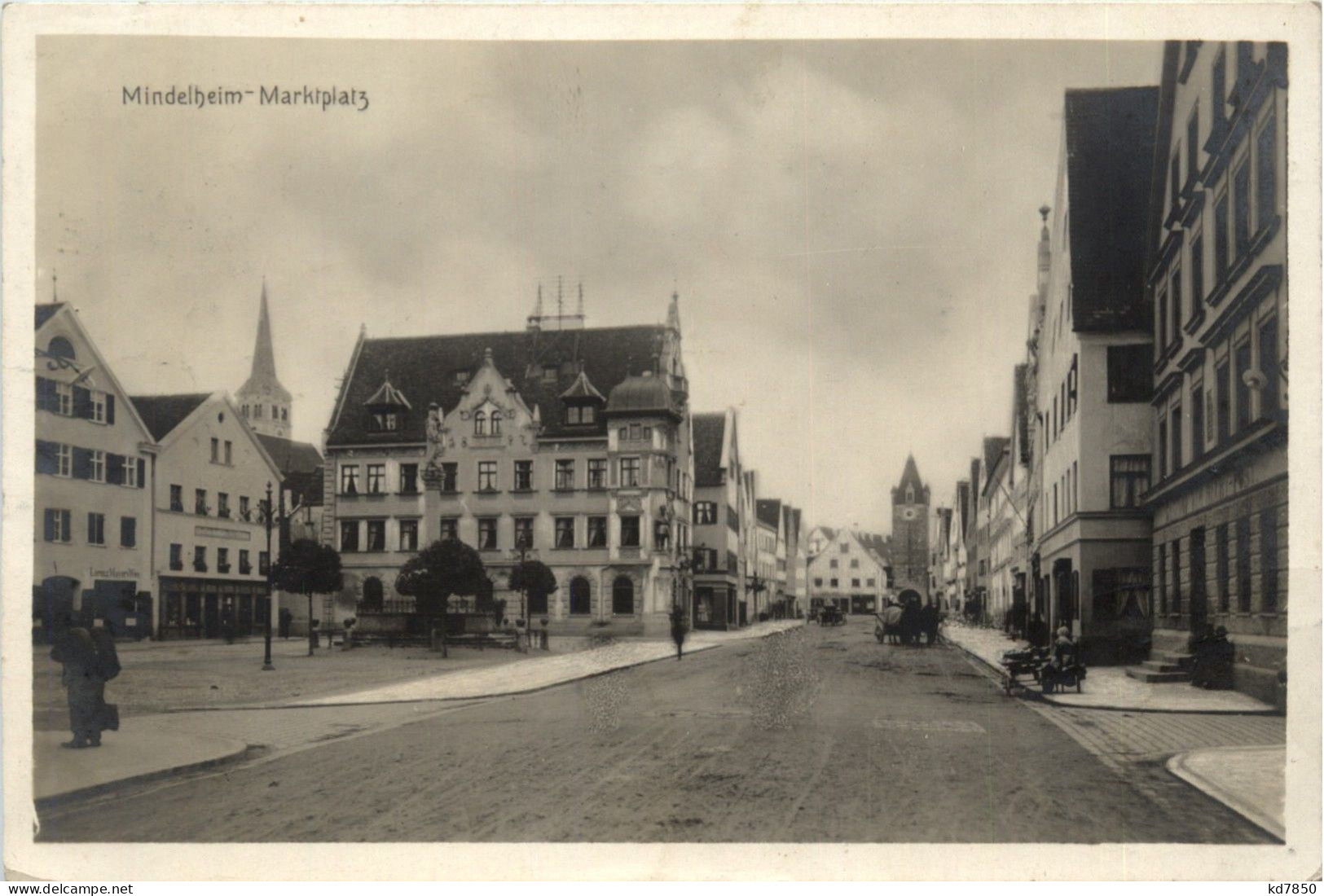 Mindelheim/Bayern/Schwaben/Unterallgäu - Marktplatz - Mindelheim