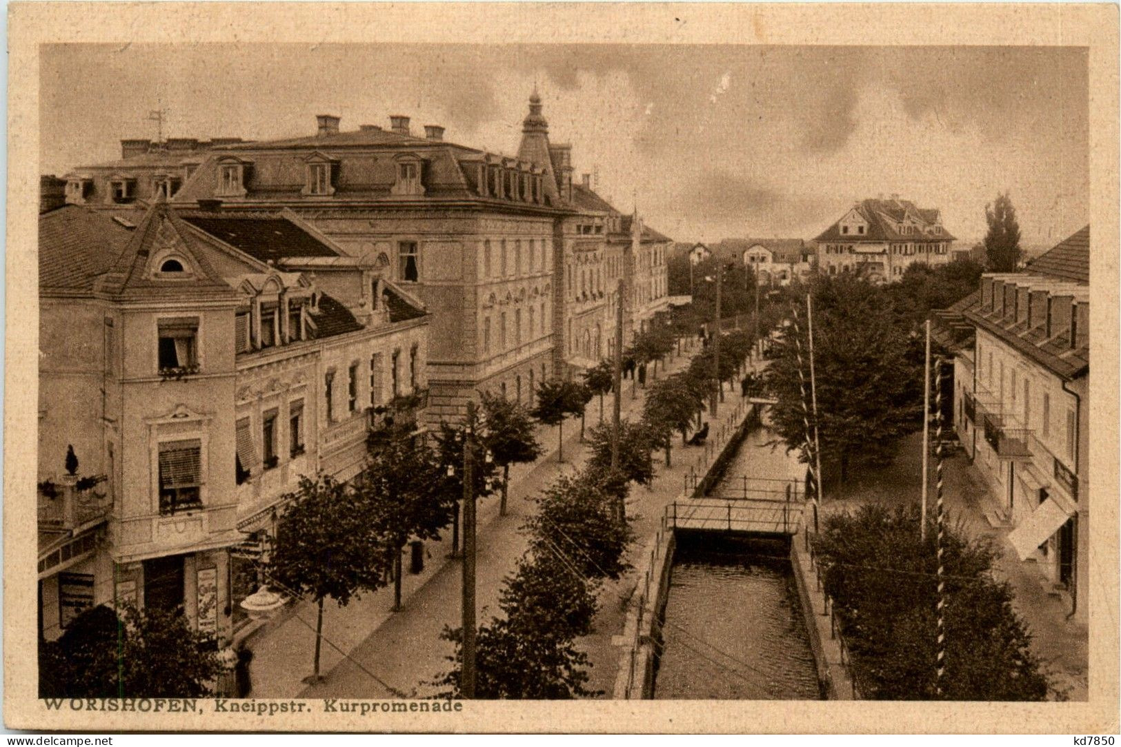 Bad Wörishofen/Bayern/Schwaben/Unterallgäu - Kneippstrasse, Kurpromenade - Bad Woerishofen