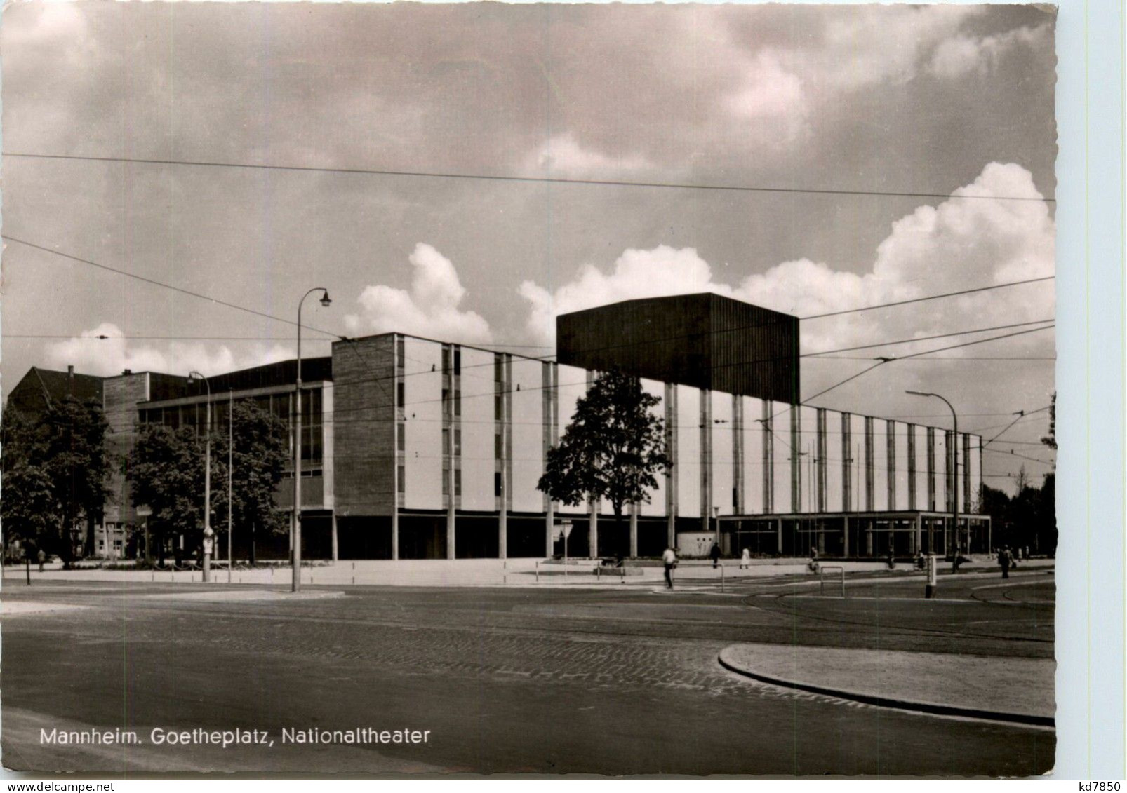 Mannheim - Goetheplatz - Nationaltheater - Mannheim