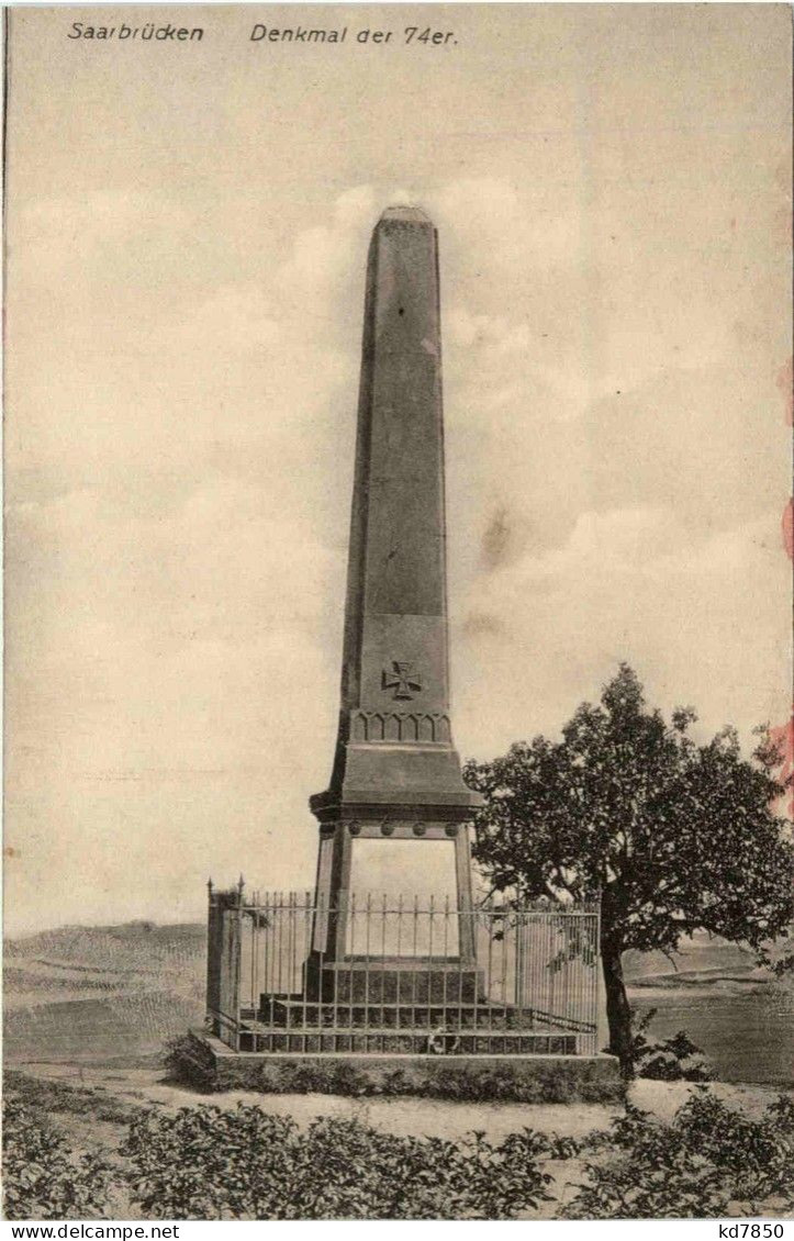 Saarbrücken - Denkmal Der 74er - Saarbrücken