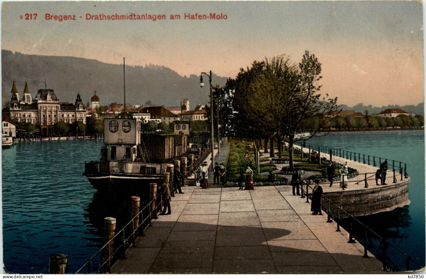 Bregenz/Vorarlberg, Div.Orte Und Umgebung - Bregenz, Dratschmidtanlagen Am Hafen-Molo - Bregenz