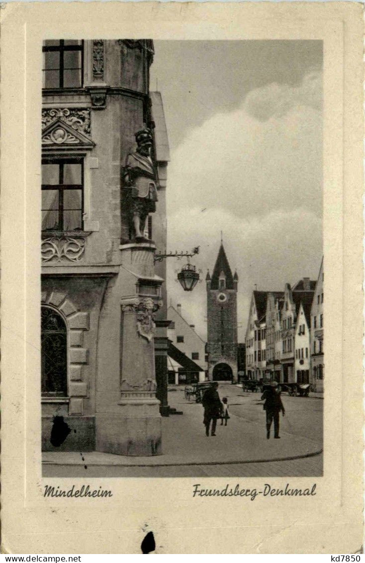 Mindelheim/Bayern/Schwaben/Unterallgäu - Frundsberg-Denkmal - Mindelheim