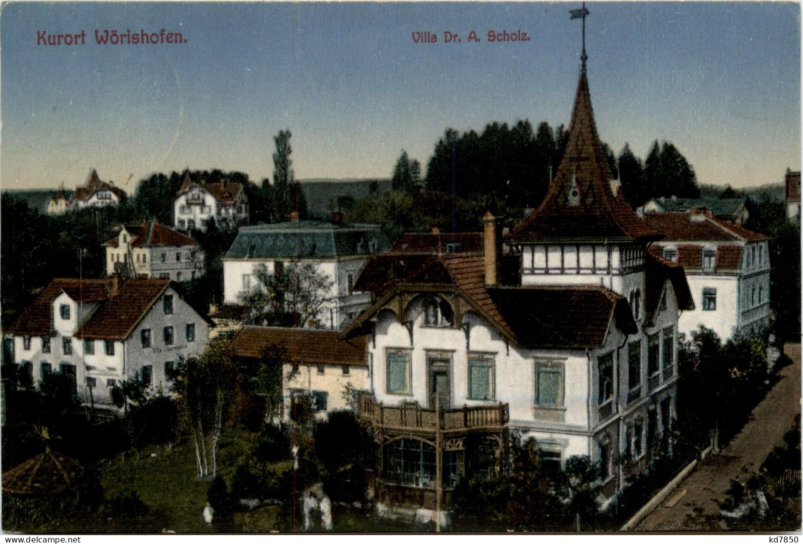 Bad Wörishofen/Bayern/Schwaben/Unterallgäu - Villa Dr. A. Scholz - Bad Wörishofen