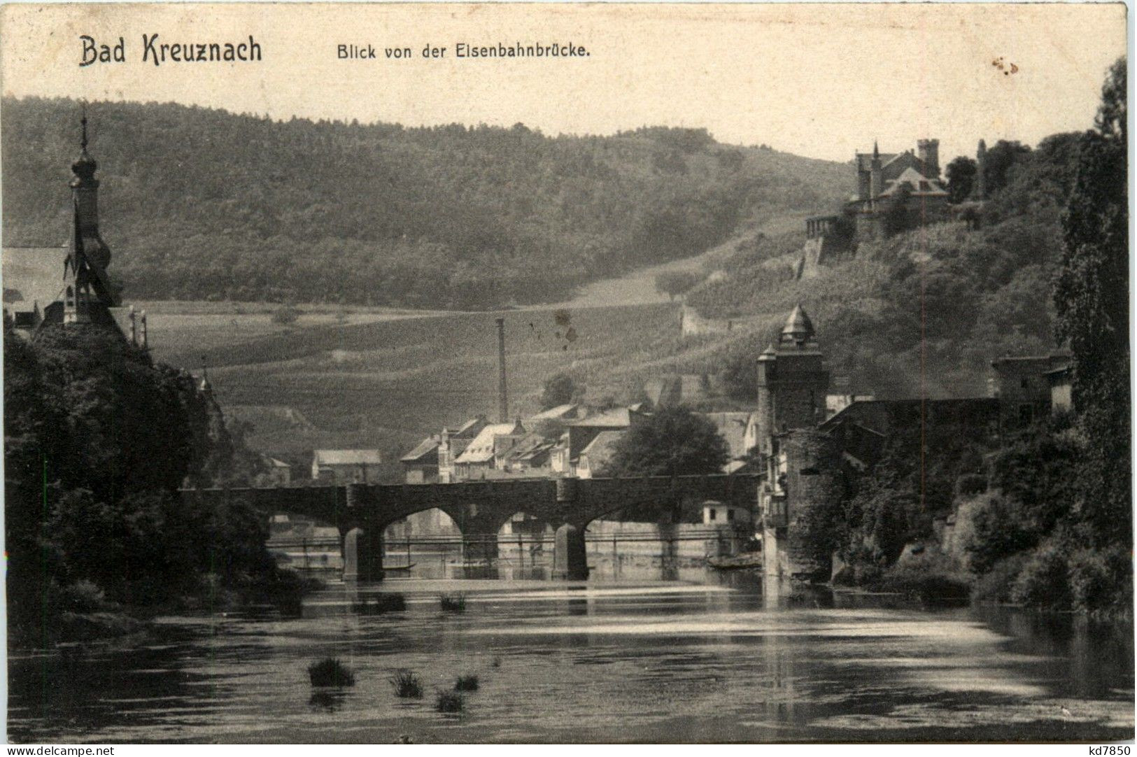 Bad Kreuznach - Blick Von Der Eisenbahnbrücke - Bad Kreuznach