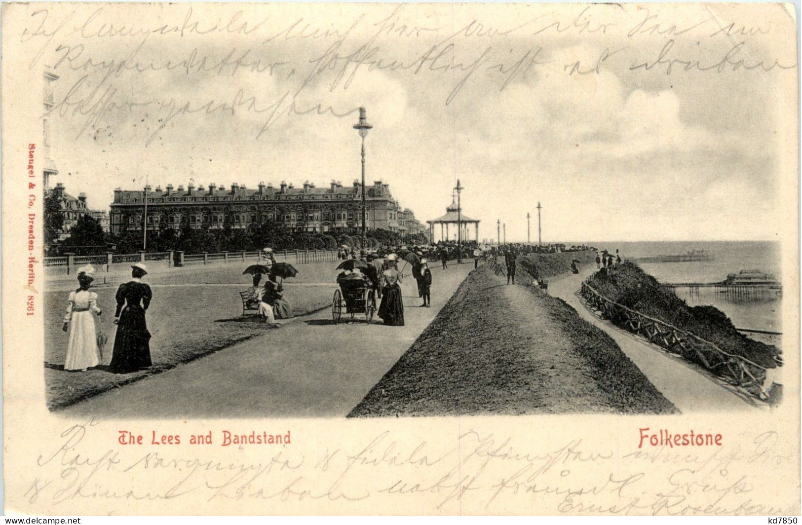 Folkestone - The Lees And Bandstand - Folkestone