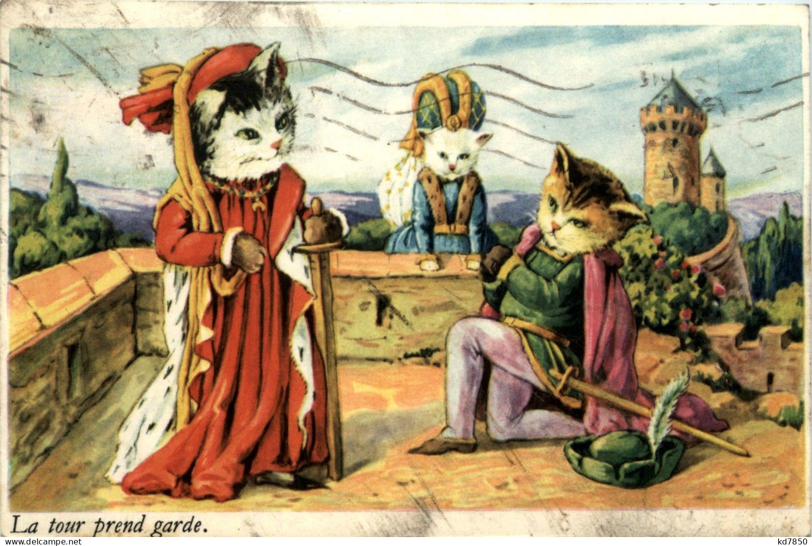 La Tour Prend Garde - Katzen - Dressed Animals