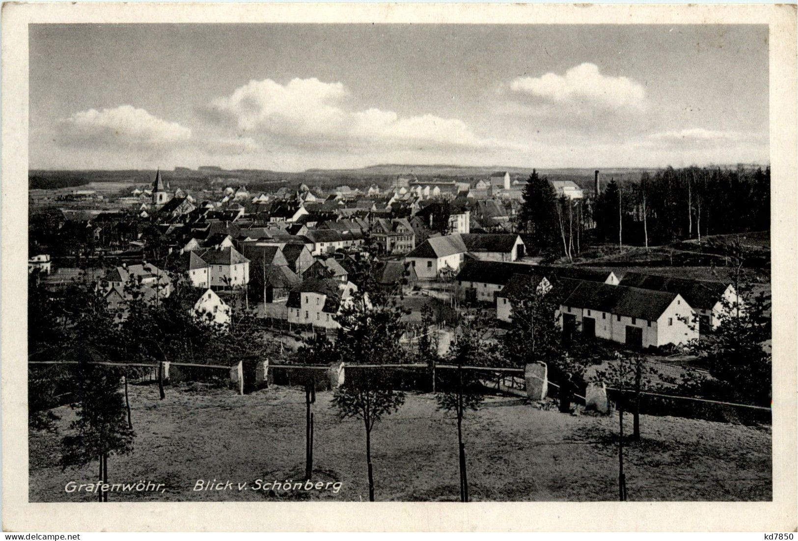 Bayern/Oberpfalz/div.Orte Und Umgebung - Grafenwöhr, Blick V. Schönberg - Grafenwöhr