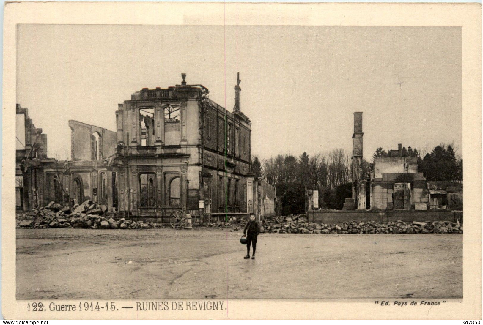 Ruines De Revigny Guerre 1914 - Revigny Sur Ornain