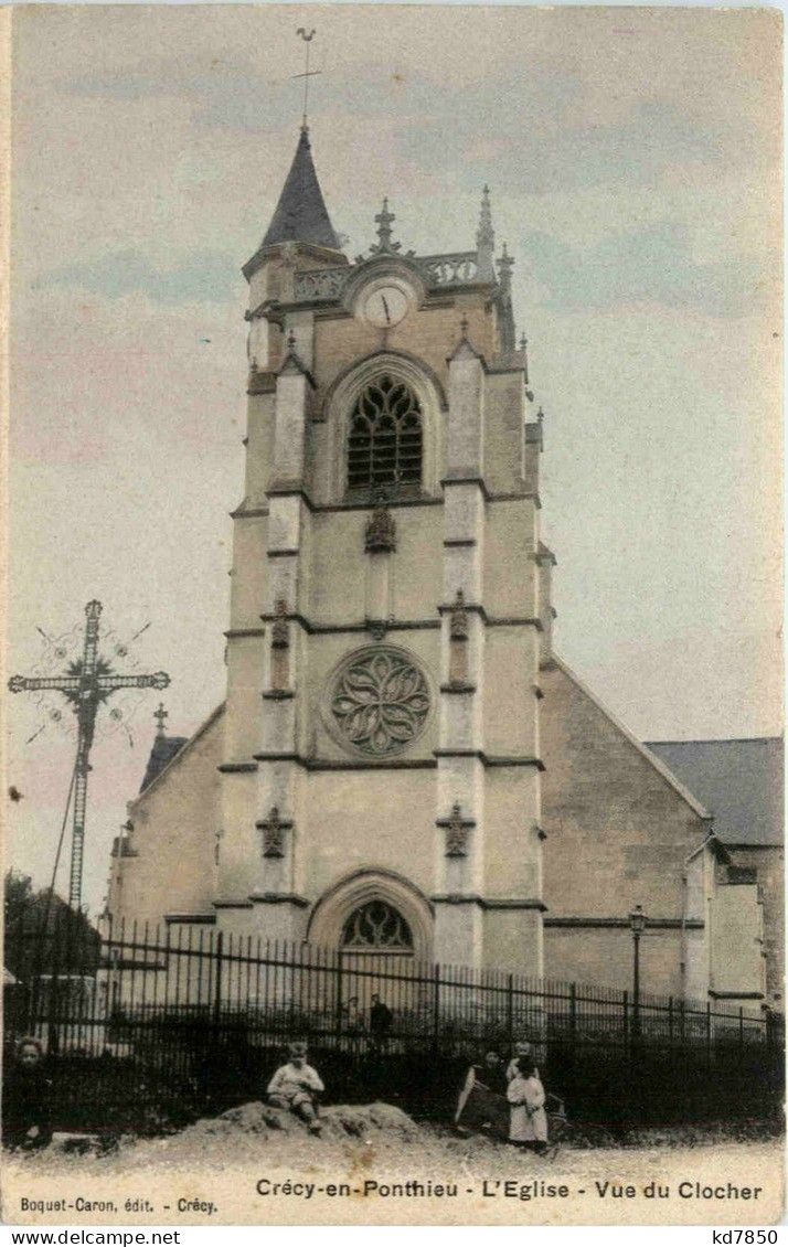 Crecy En Ponthieu - L Eglise - Somme - 80 - Crecy En Ponthieu