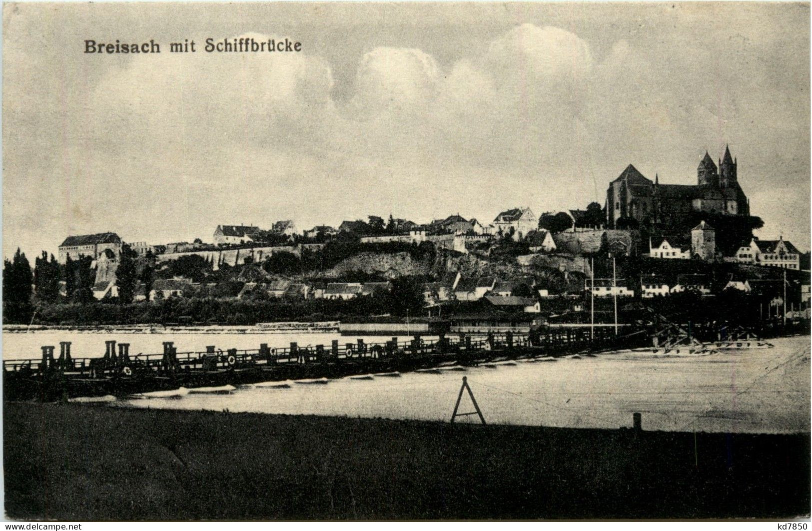 Ba-Wü/ Breisach - Mit Schiffbrücke - Breisach