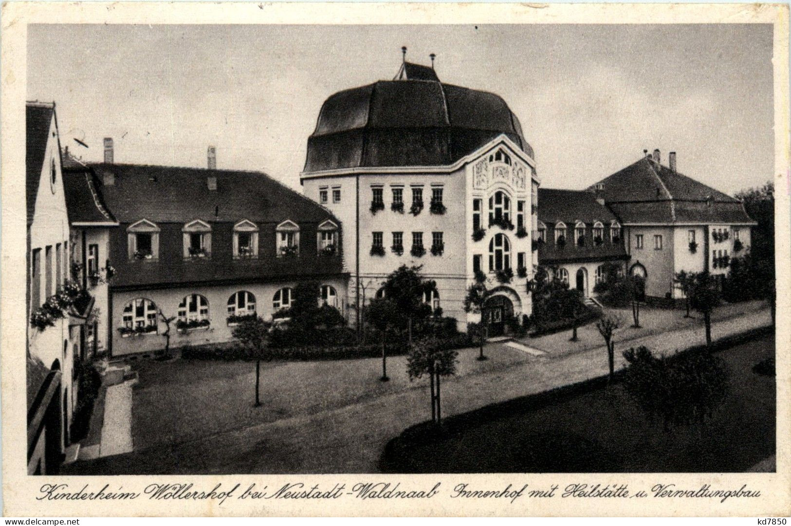 Kinderheim Wöllershof Bei Neustadt A. Waldnaab, Innenhof Heilstätte - Neustadt Waldnaab