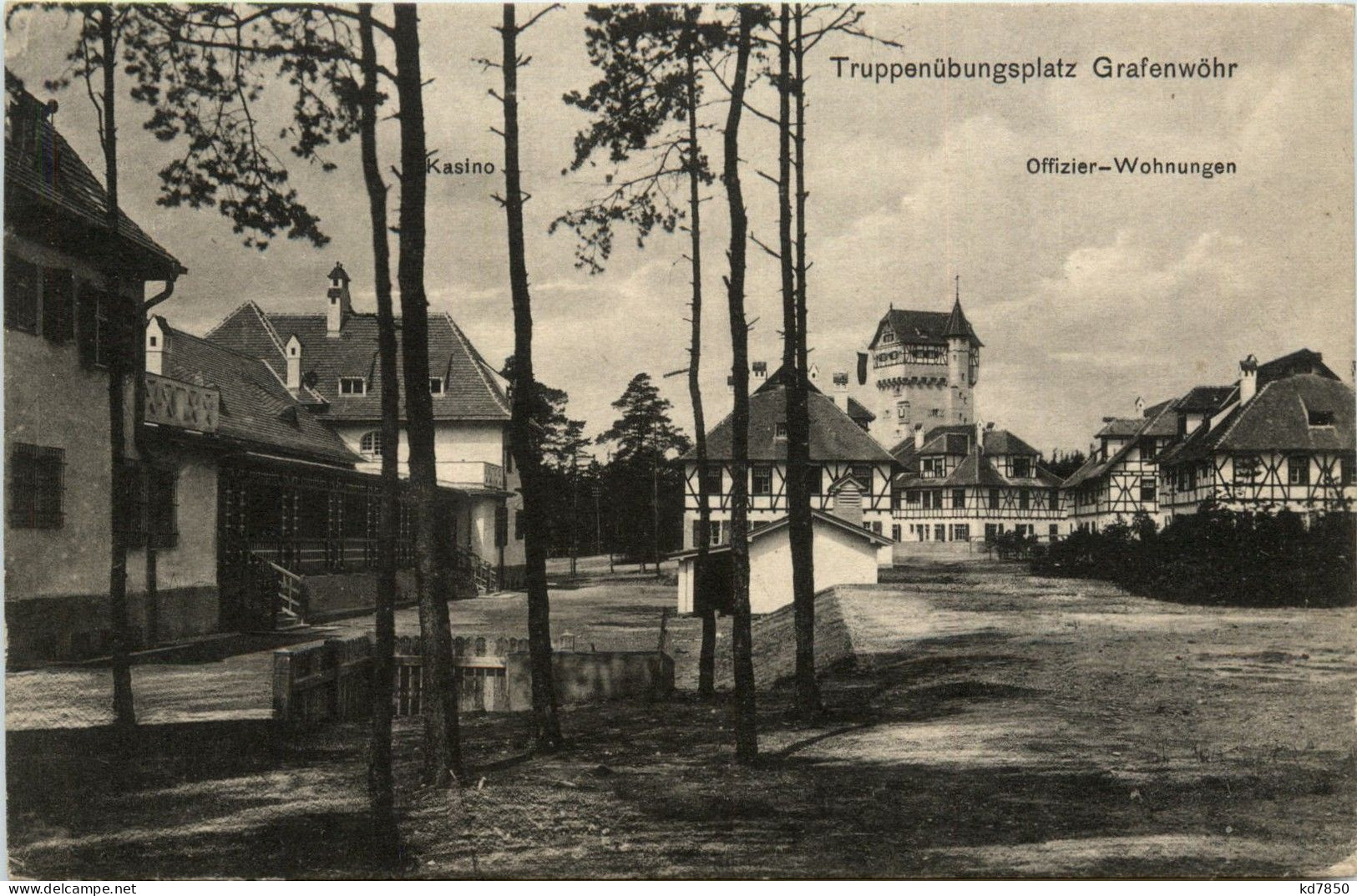 Bayern/Oberpfalz/Grafenwöhr - Truppenübungsplatz, Offiziers-Wohnungen - Grafenwöhr