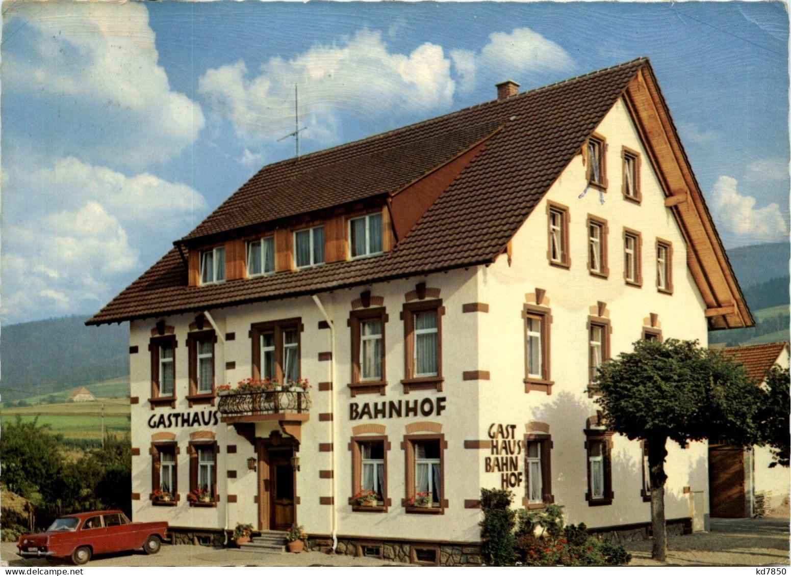 Schwarzwald, Freiburg I.B. Und Div.Orte Mit Umgebung - Oberwinden Im Elztal, Gasthaus Zum Bahnhof - Emmendingen