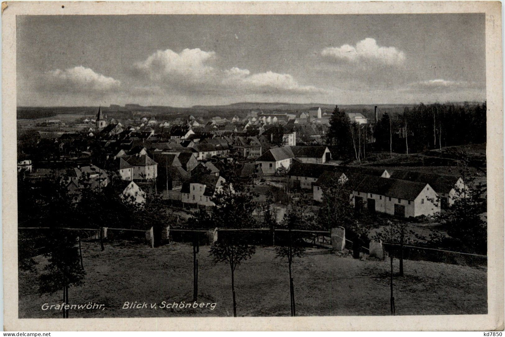 Bayern/Oberpfalz/div.Orte Und Umgebung - Grafenwöhr, Blick V.Schönberg - Grafenwöhr