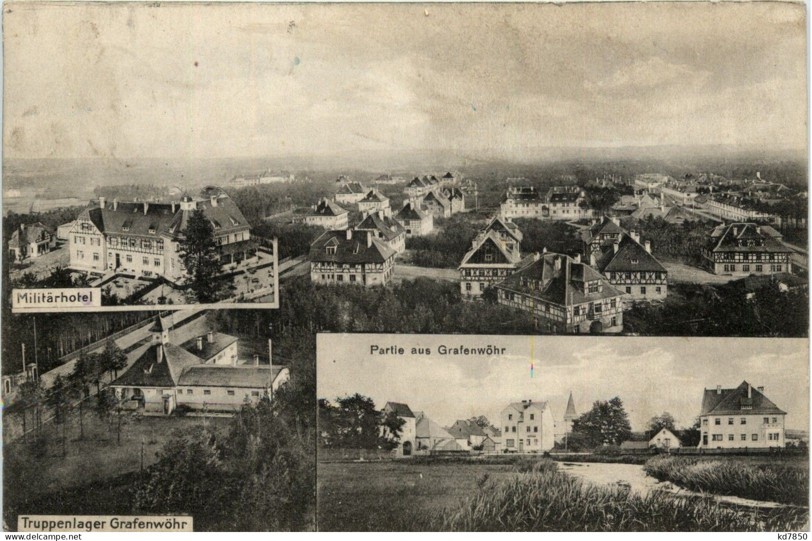 Bayern/Grafenwöhr - Truppenübungsplatz - Militärhotel, Truppenlager - Grafenwöhr