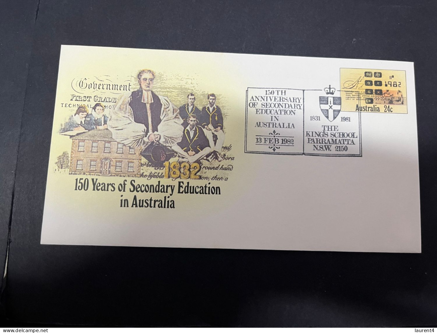 21-4-2024 (2 Z 39) Australia FDC Cover - 1982 - Parramatta Kings School (Secondary Education) - Omslagen Van Eerste Dagen (FDC)