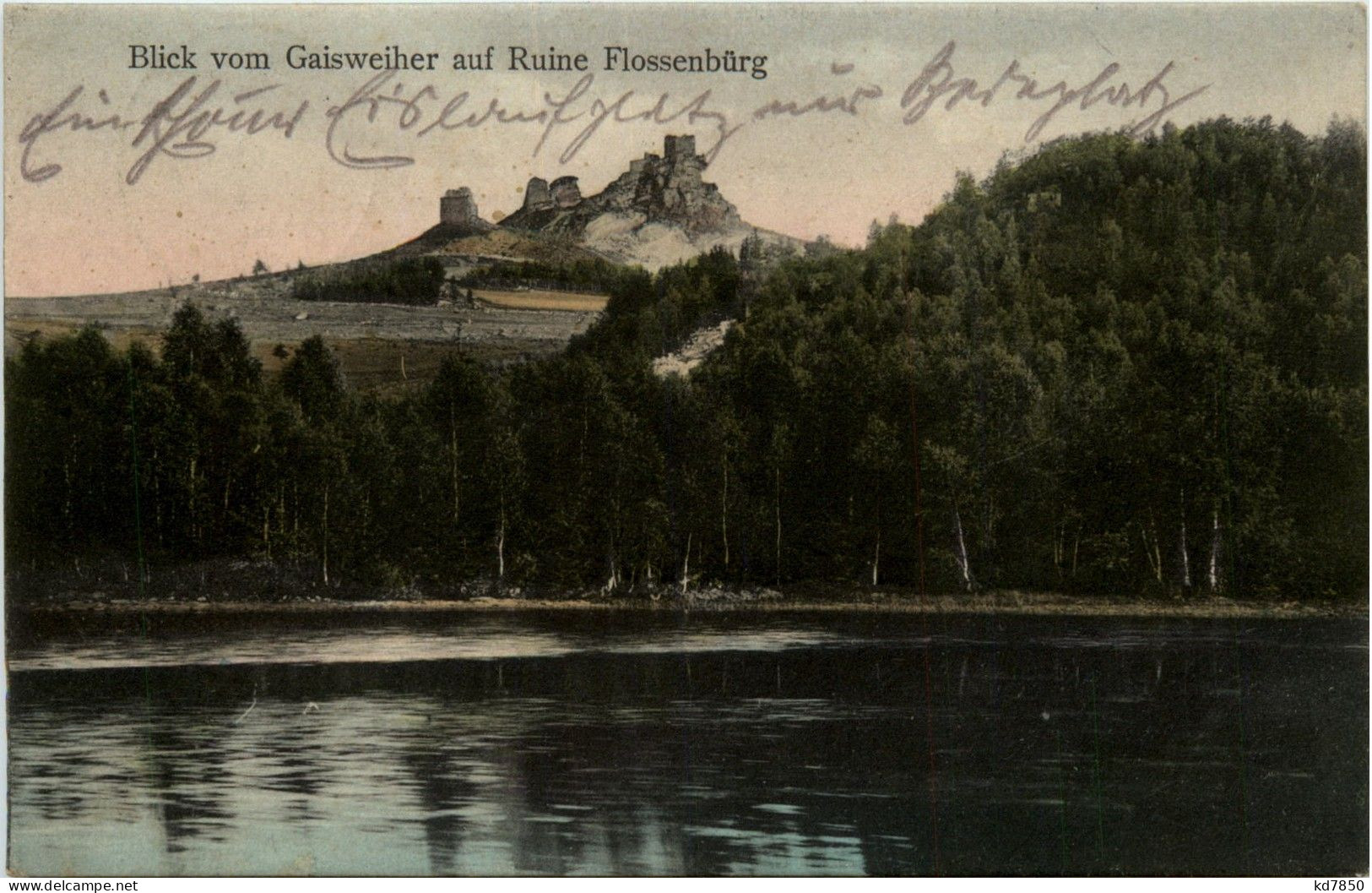 Oberpfalz/Bayern, Div.Orte - Blick Vom Gaisweiher Auf Ruine Flossenbürg - Neustadt Waldnaab