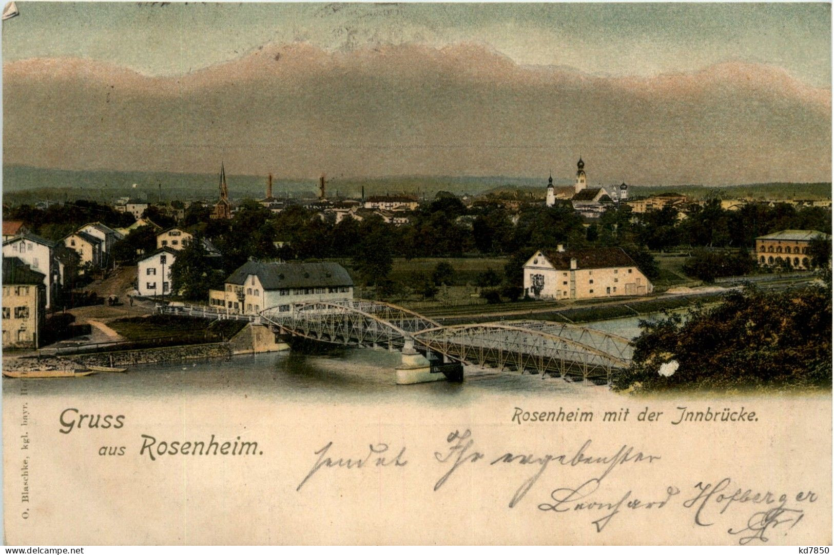 Bayern/Rosenheim - Mit Der Innbrücke - Rosenheim