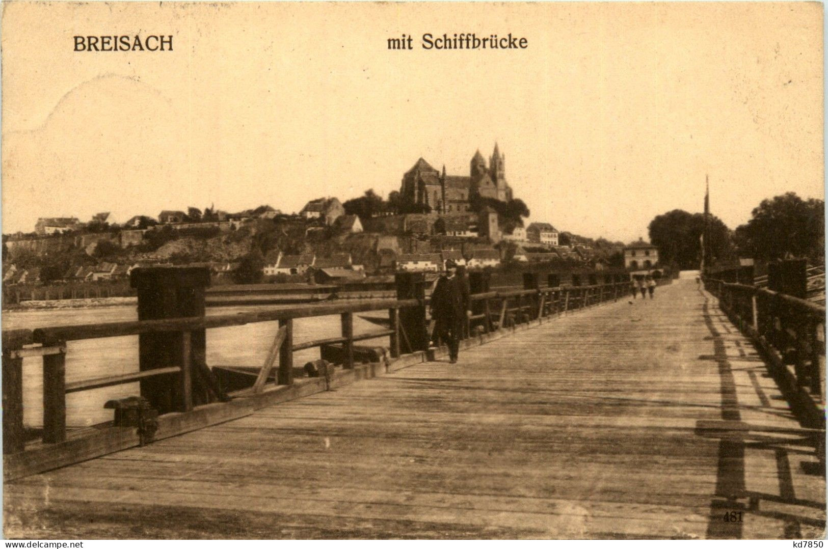 Ba-Wü/ Breisach - Mit Schiffbrücke - Breisach