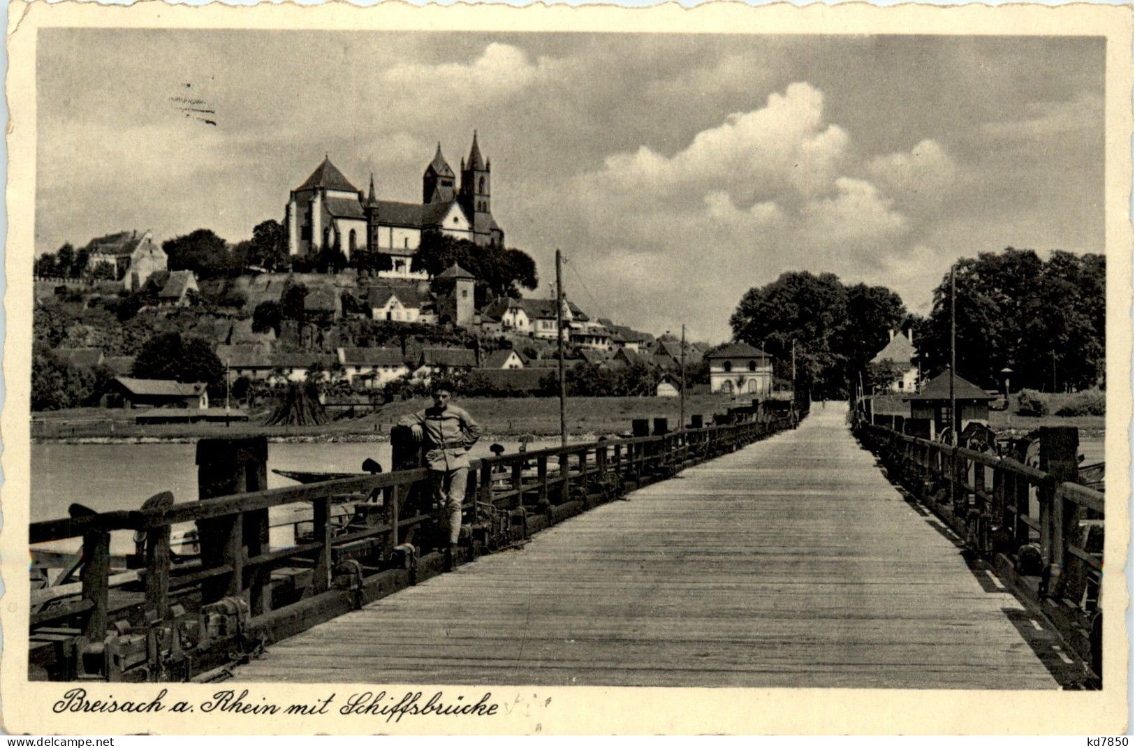 Ba-Wü/ Breisach - Mit Schiffbrücke - Breisach