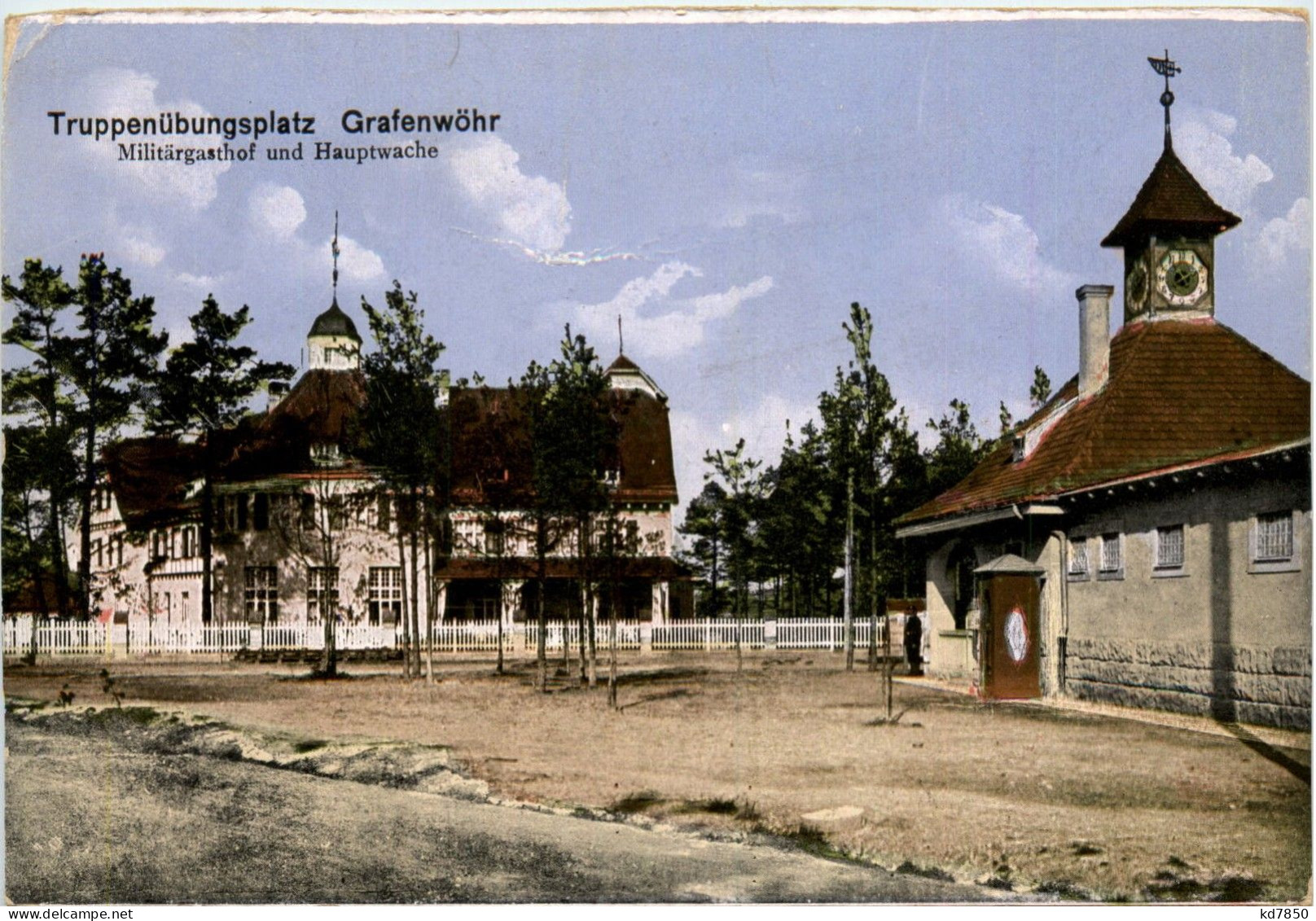 Grafenwöhr - Truppenübungsplatz, Militärgasthof Und Hauptwache - Grafenwöhr