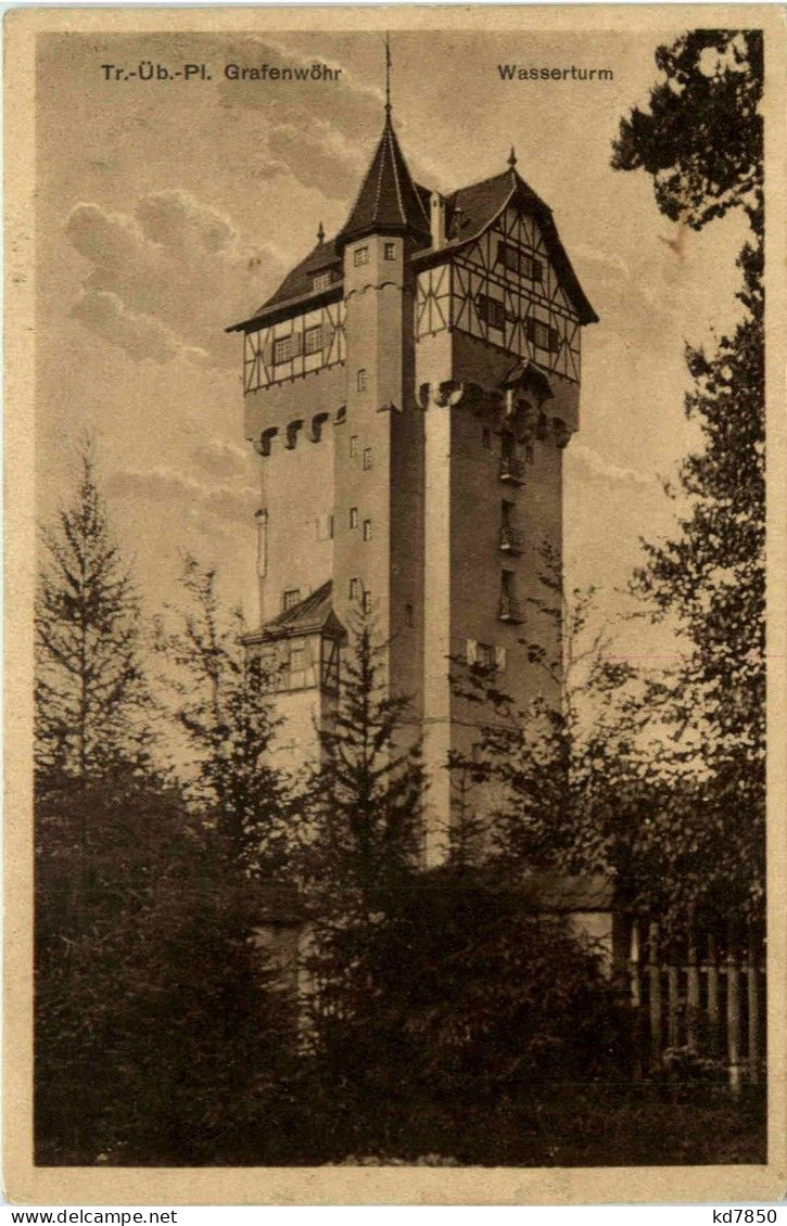 Bayern/Grafenwöhr - Truppenübungsplatz - Wasserturm - Grafenwöhr