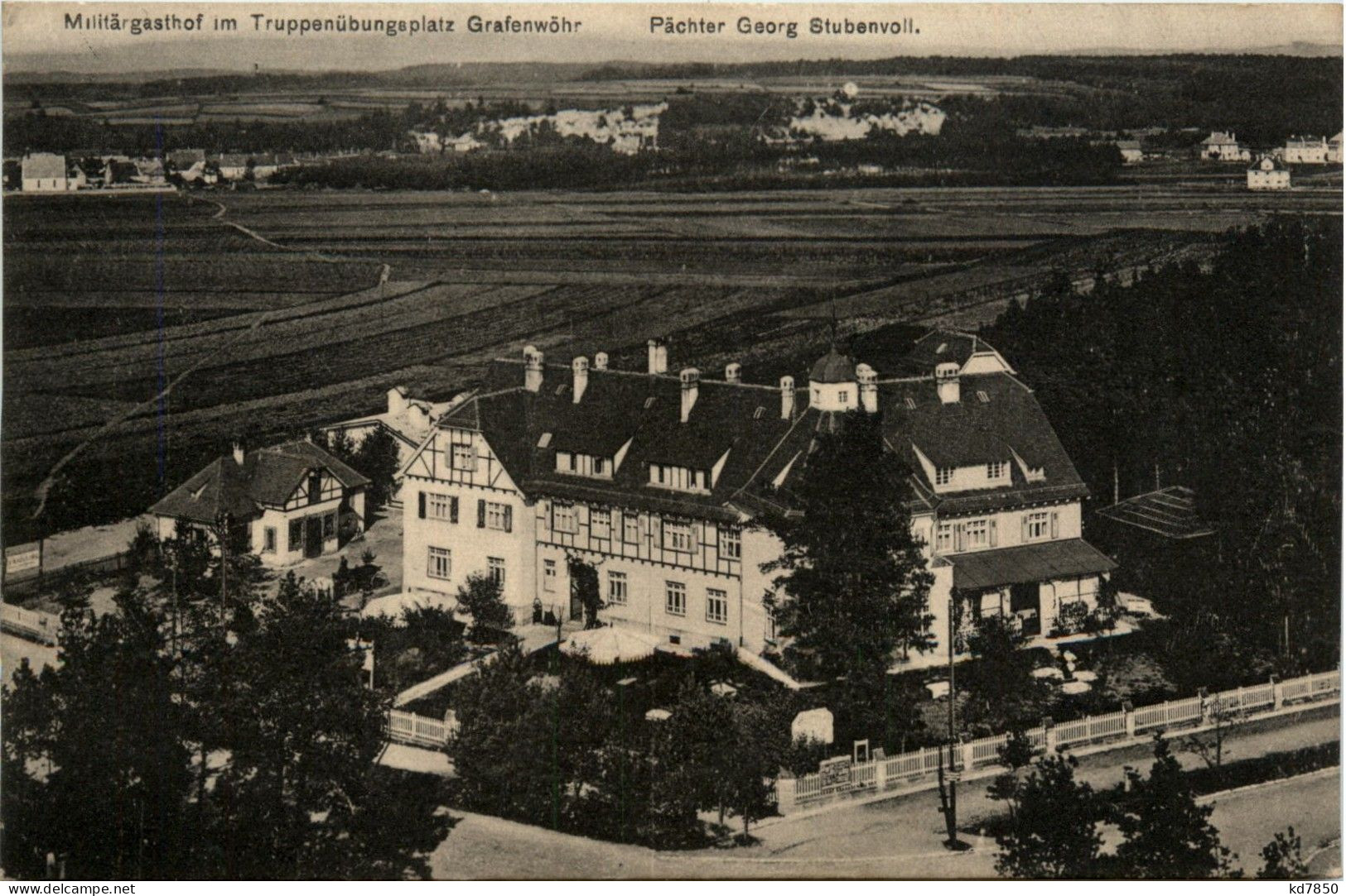 Bayern/Oberpfalz/Grafenwöhr - Truppenübungsplatz, Militärgasthof - Grafenwoehr