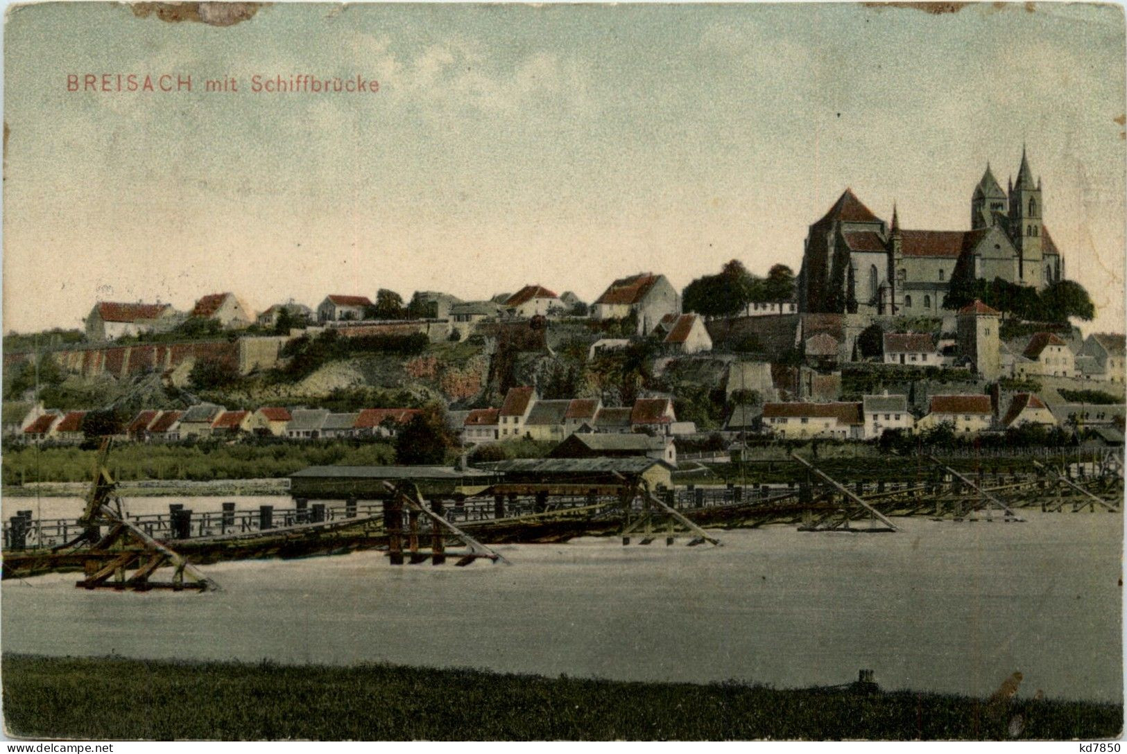 Ba-Wü/ Breisach - Mit Schiffsbrücke - Breisach