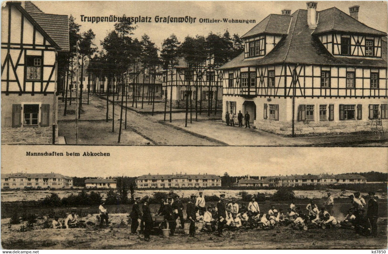 Grafenwöhr - Truppenübungsplatz, Offiziers-Wohnungen, - Grafenwoehr