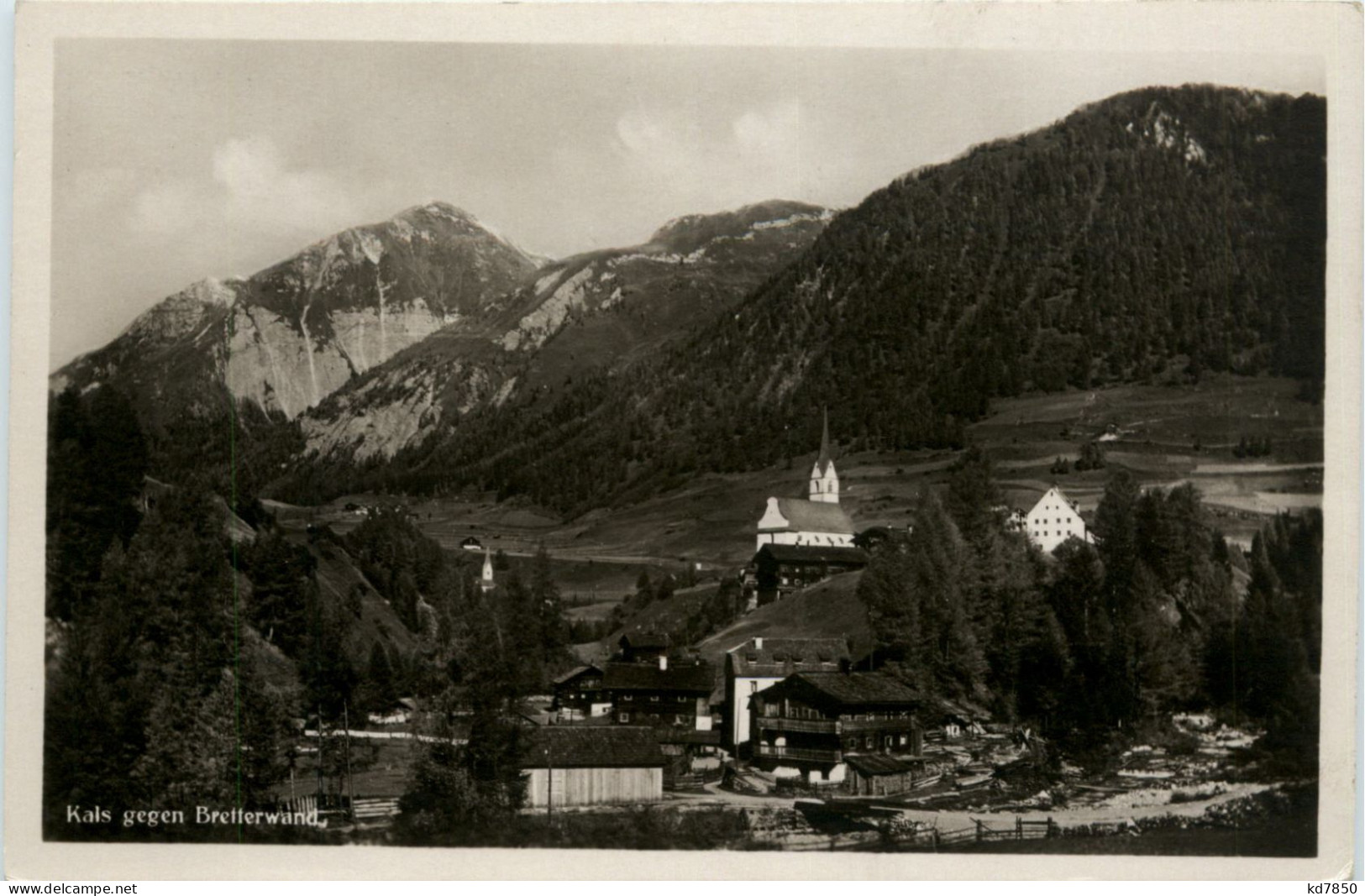 Osttirol, Kals Gegen Bretterwand - Lienz