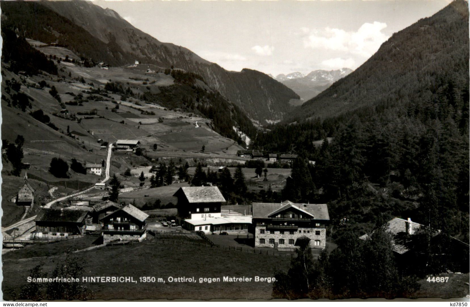 Osttirol, Hinterbichl Gegen Matreier Berge - Lienz