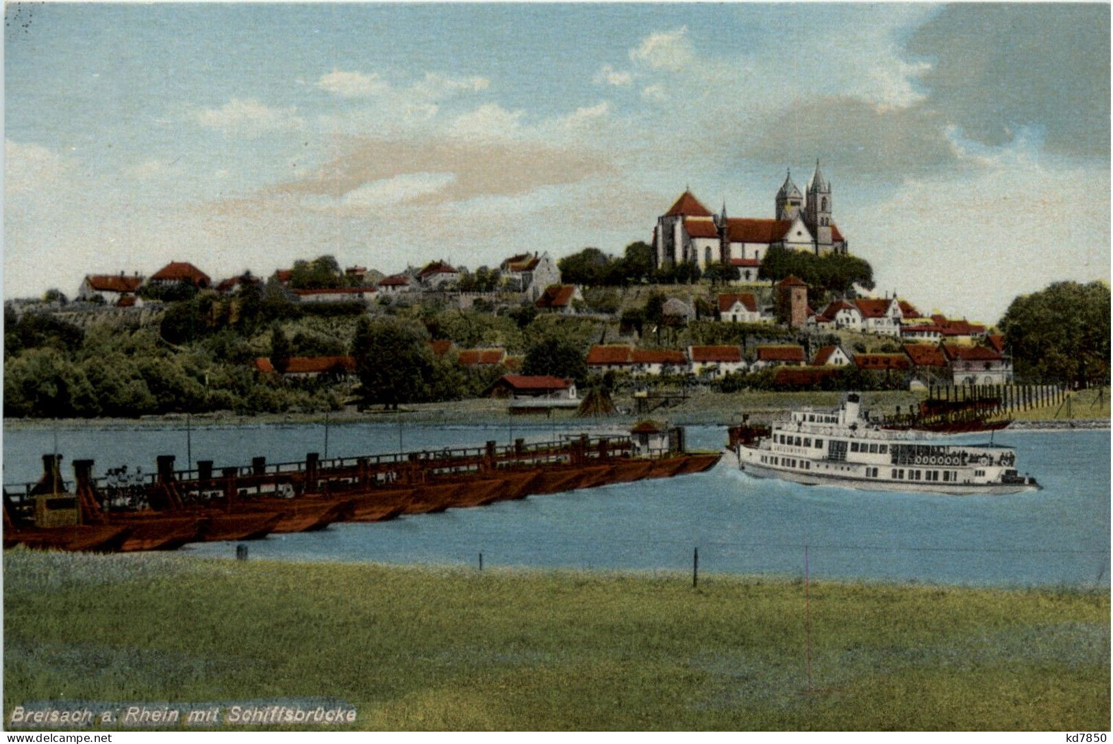 Ba-Wü/ Breisach - Mit Schiffsbrücke - Breisach