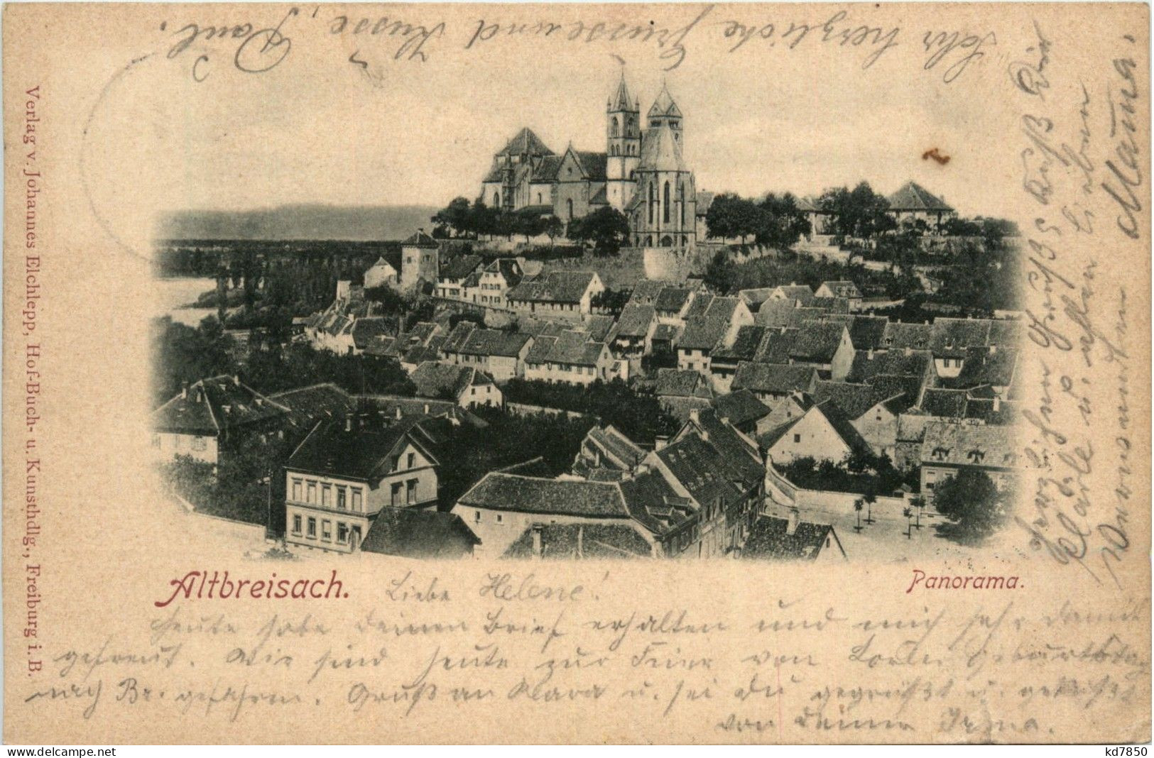Ba-Wü/ Breisach - Alt-Breisach - Panorama - Breisach