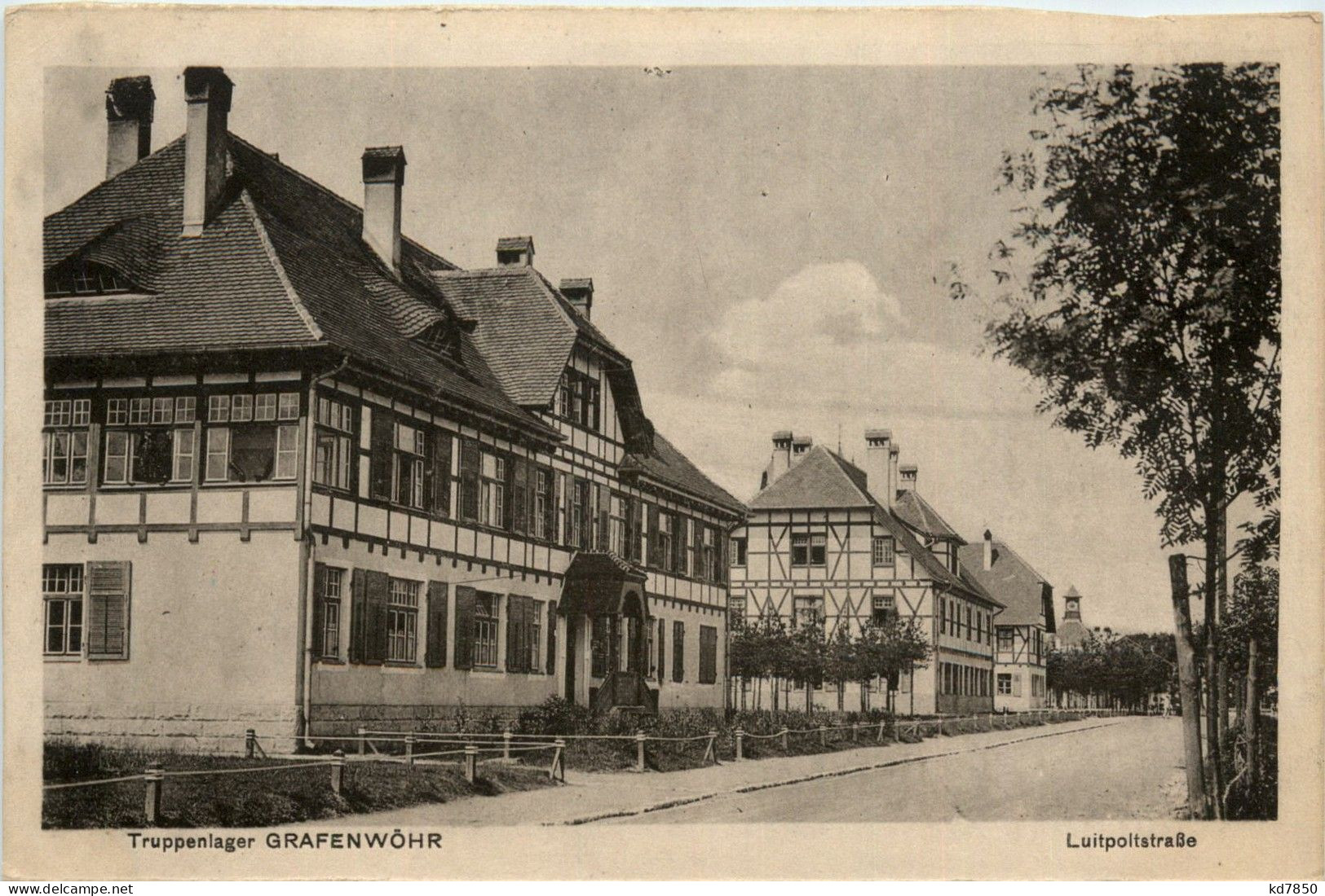 Grafenwöhr - Truppenübungsplatz, Truppenlager - Luitpoltstrasse - Grafenwoehr