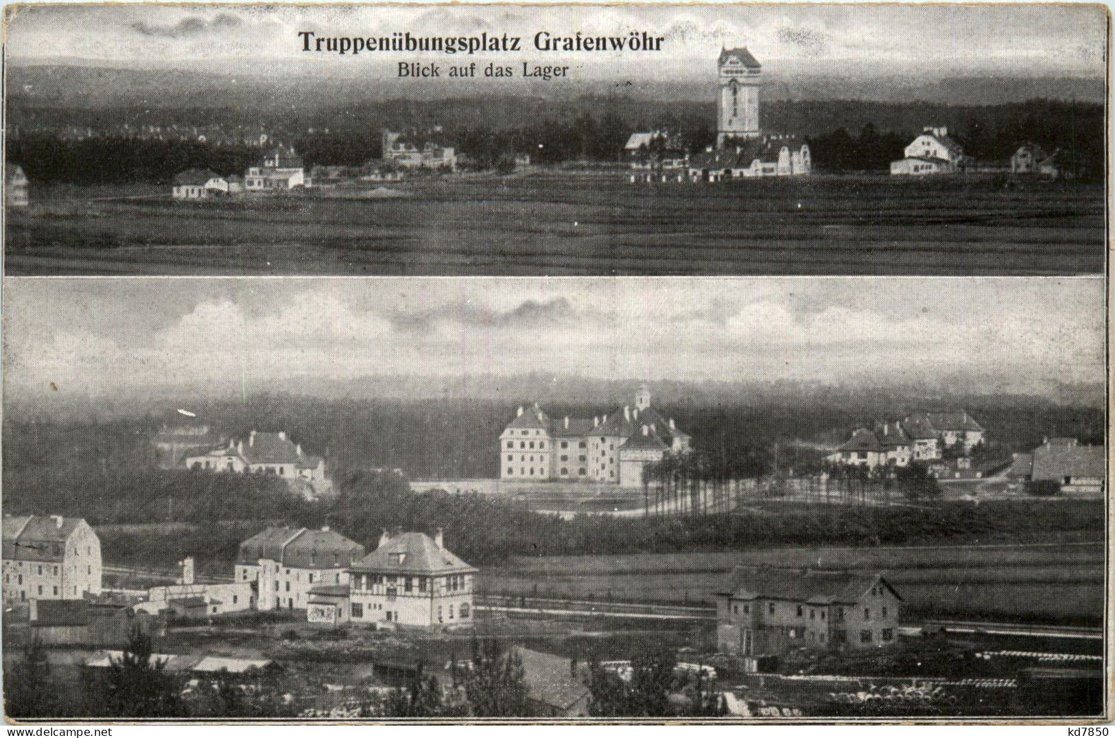 Bayern/Grafenwöhr - Truppenübungsplatz - Blick Auf Das Lager - Grafenwoehr