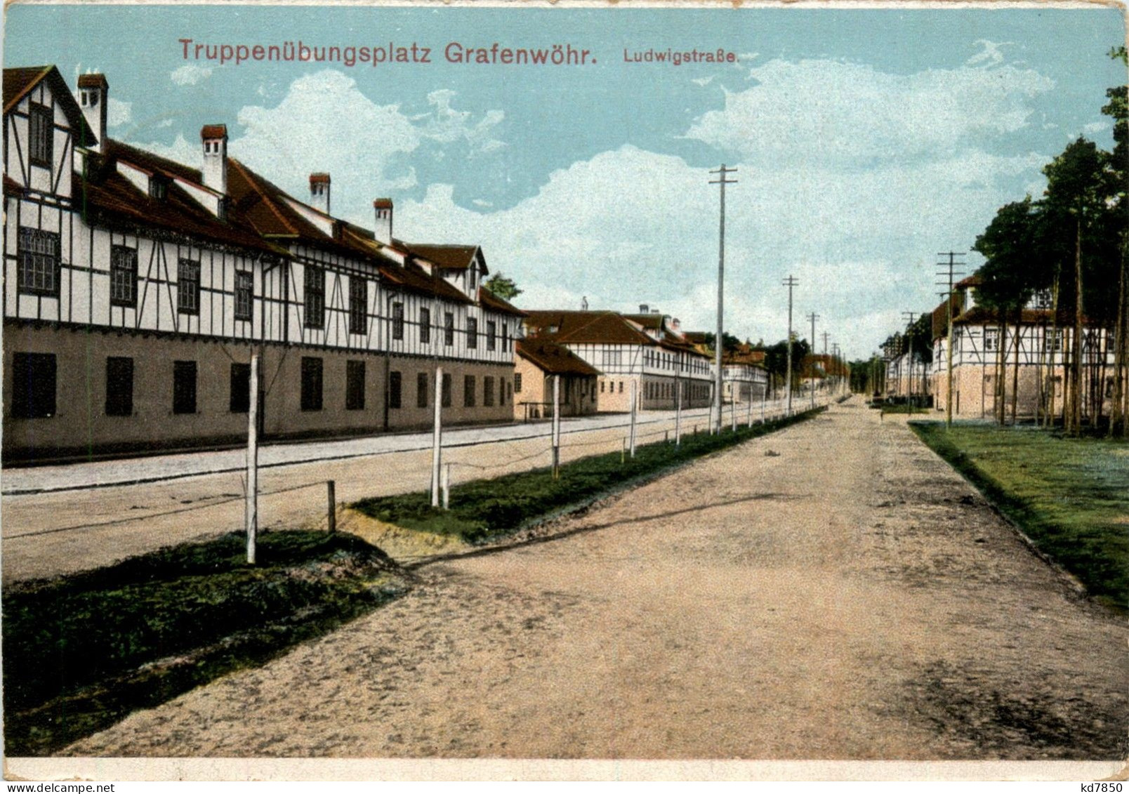 Bayern/Grafenwöhr - Truppenübungsplatz - Ludwigstrasse - Grafenwöhr