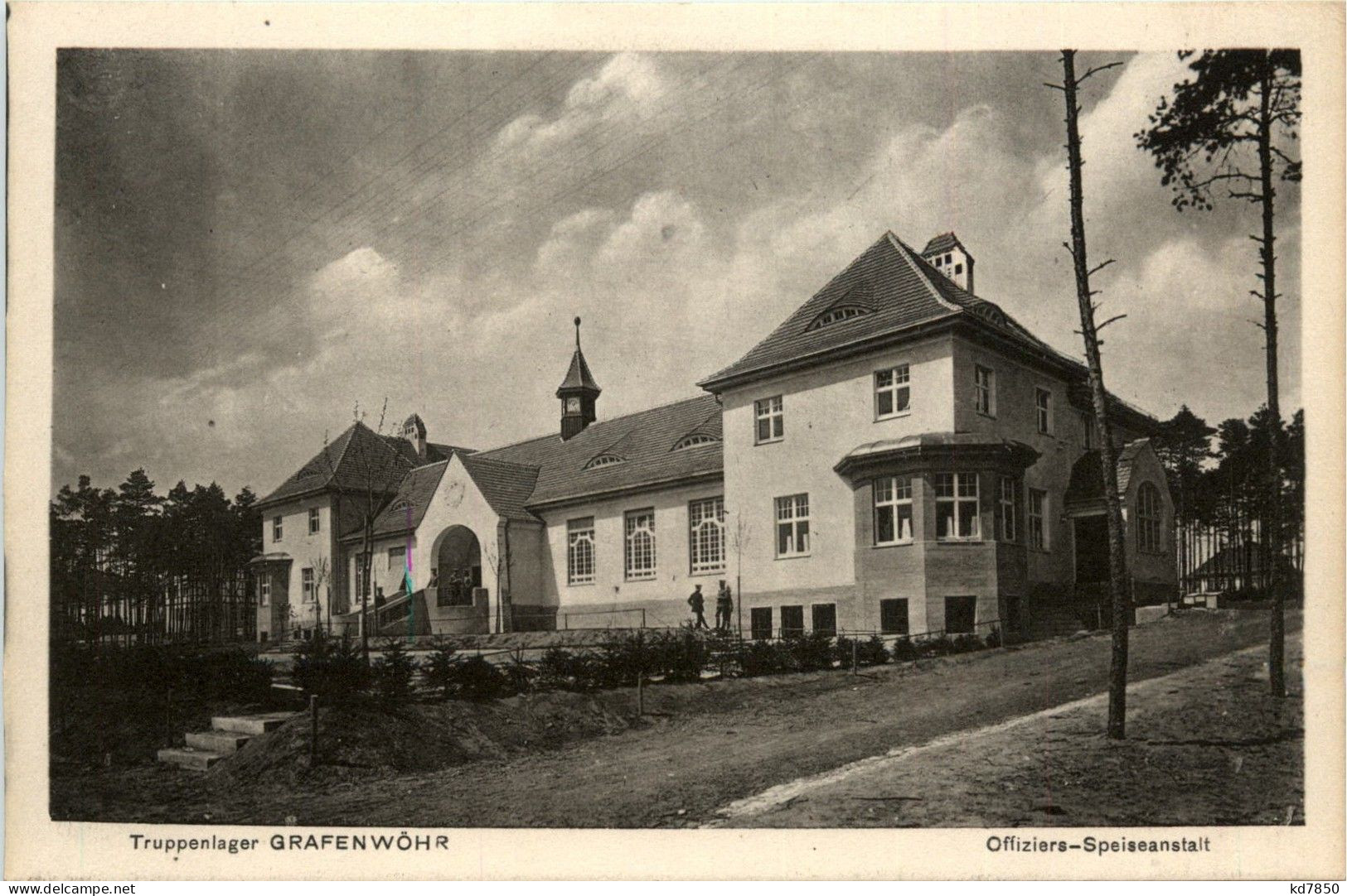 Bayern/Oberpfalz/Grafenwöhr - Truppenübungsplatz, Offiziers-Speiseanstalt - Grafenwoehr