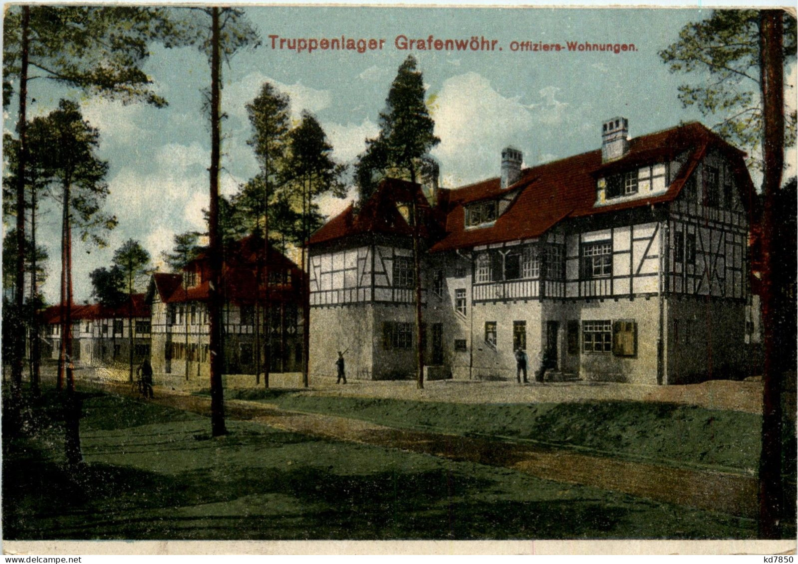 Grafenwöhr - Truppenübungsplatz - Truppenlager, Offiziers-Wohnungen - Grafenwoehr