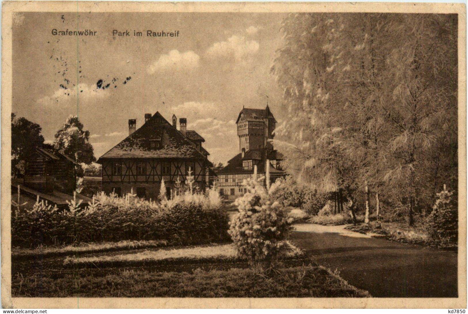 Bayern/Grafenwöhr - Truppenübungsplatz - Park Im Raureif - Grafenwöhr