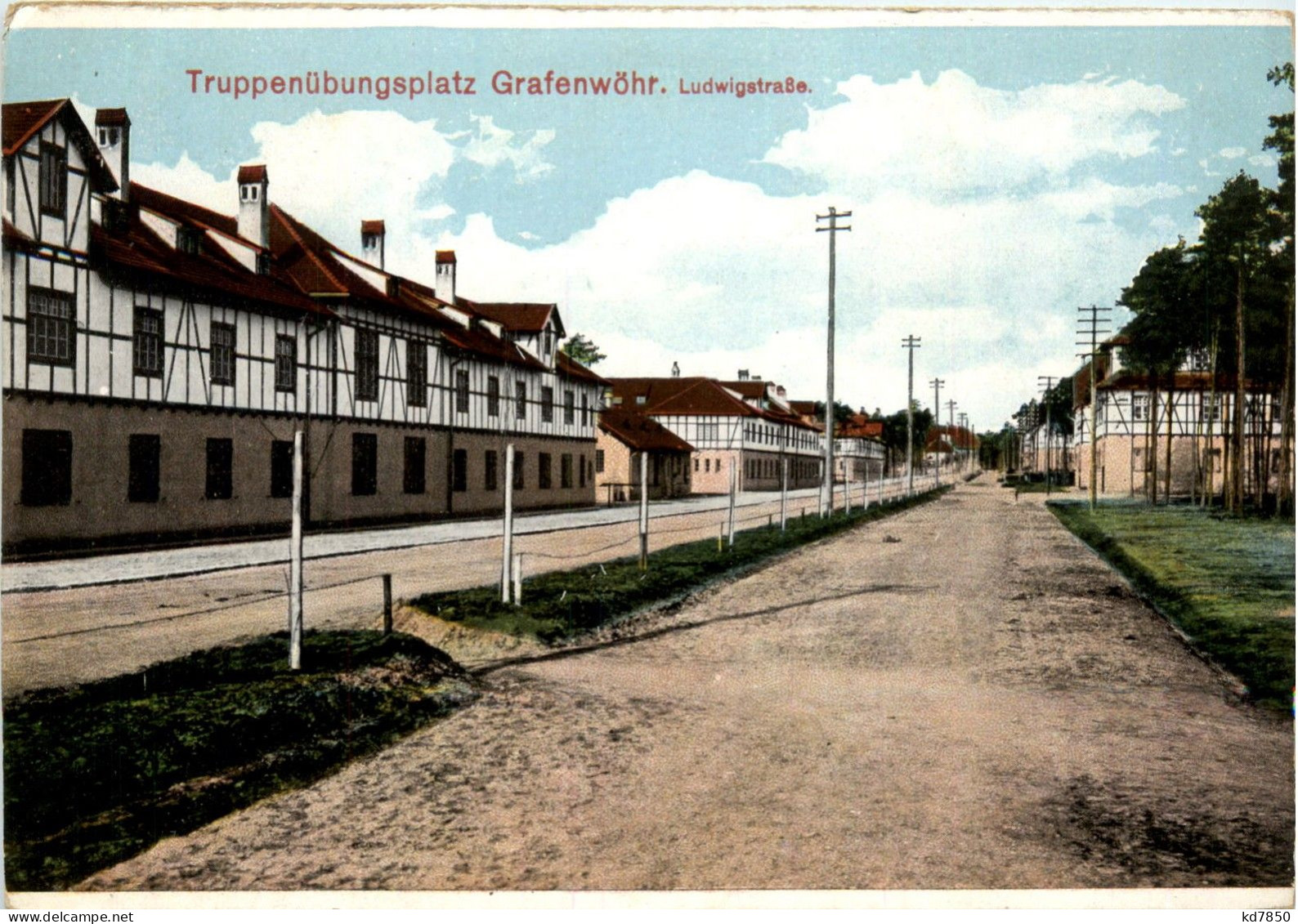 Bayern/Grafenwöhr - Truppenübungsplatz - Ludwigstrasse - Grafenwöhr