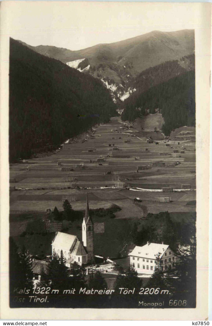 Osttirol, Kals Mit Mateier Törl - Lienz