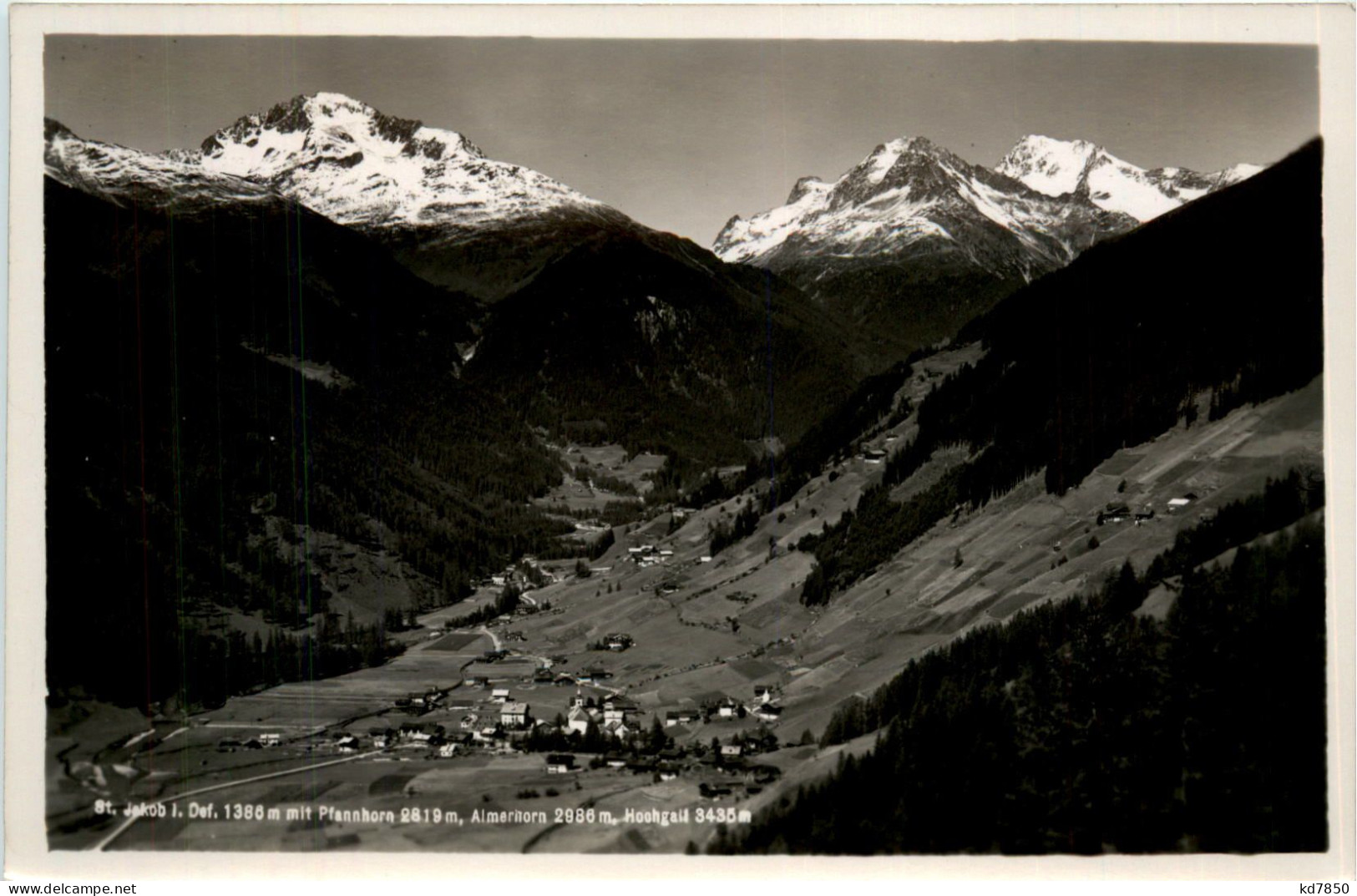 St. Jakob, Mit Pfannhorn, Almerhorn Und Hochgall - Lienz