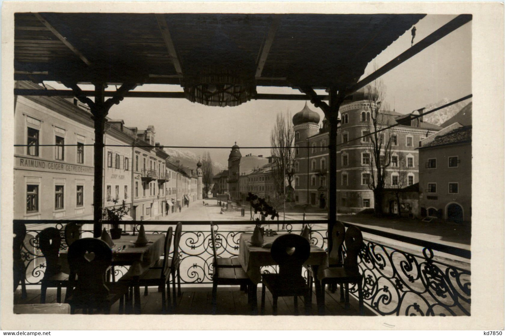 Lienz, Ausblick V. Hotel Post A.d. Kaiser Josefplatz - Lienz