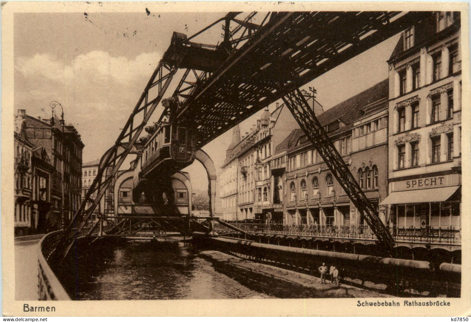 Barmen - Schwebebahn Rathausbrücke - Wuppertal