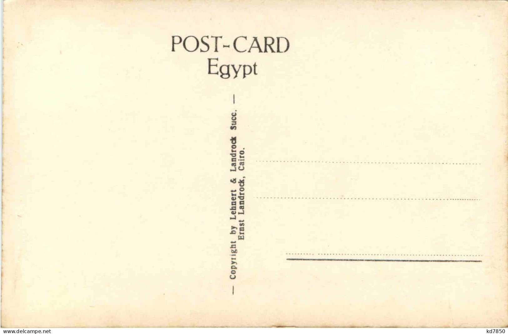 Egypt - A Arab Type - Persons