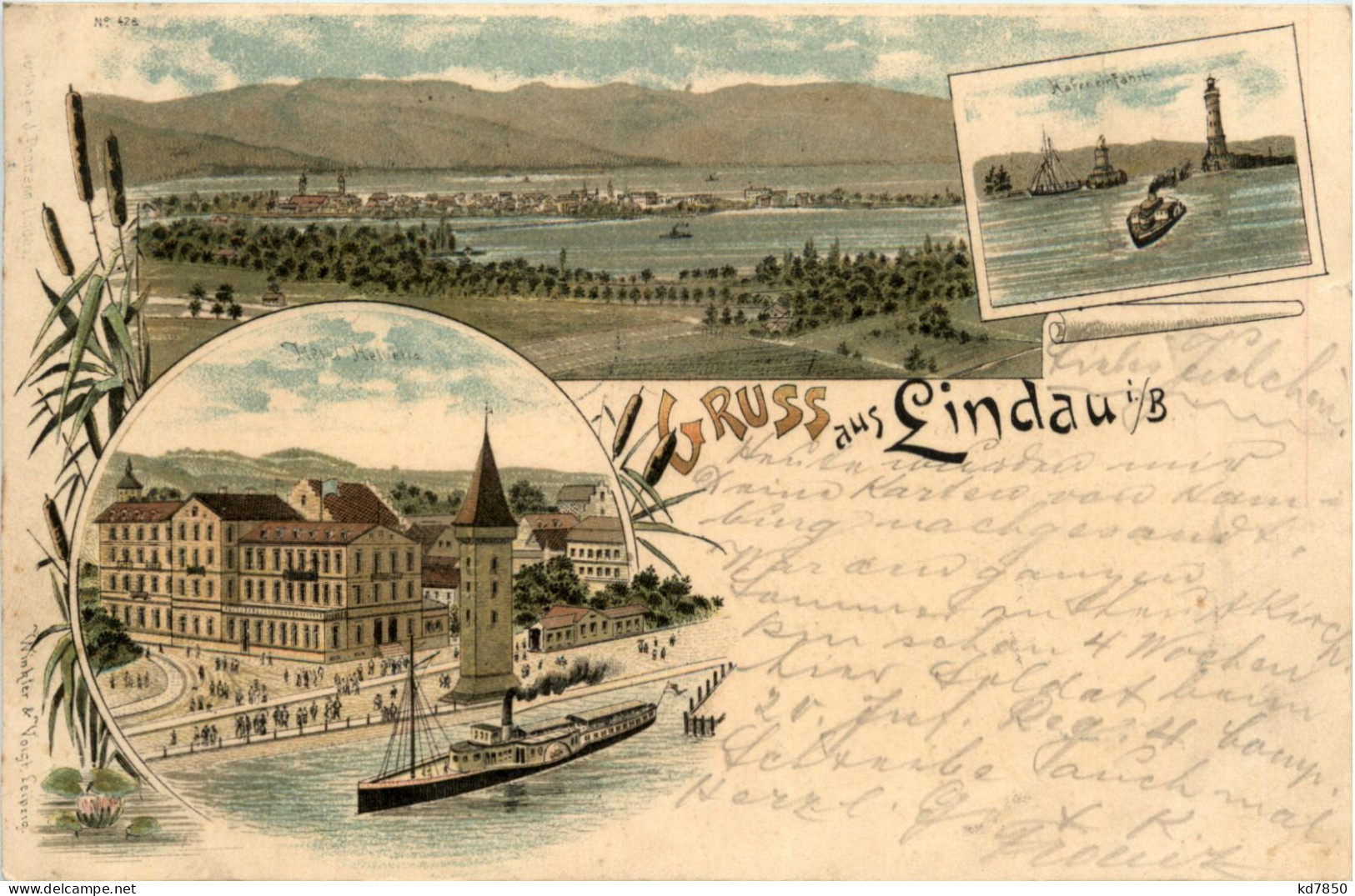 Gruss Aus Lindau - Litho - Lindau A. Bodensee