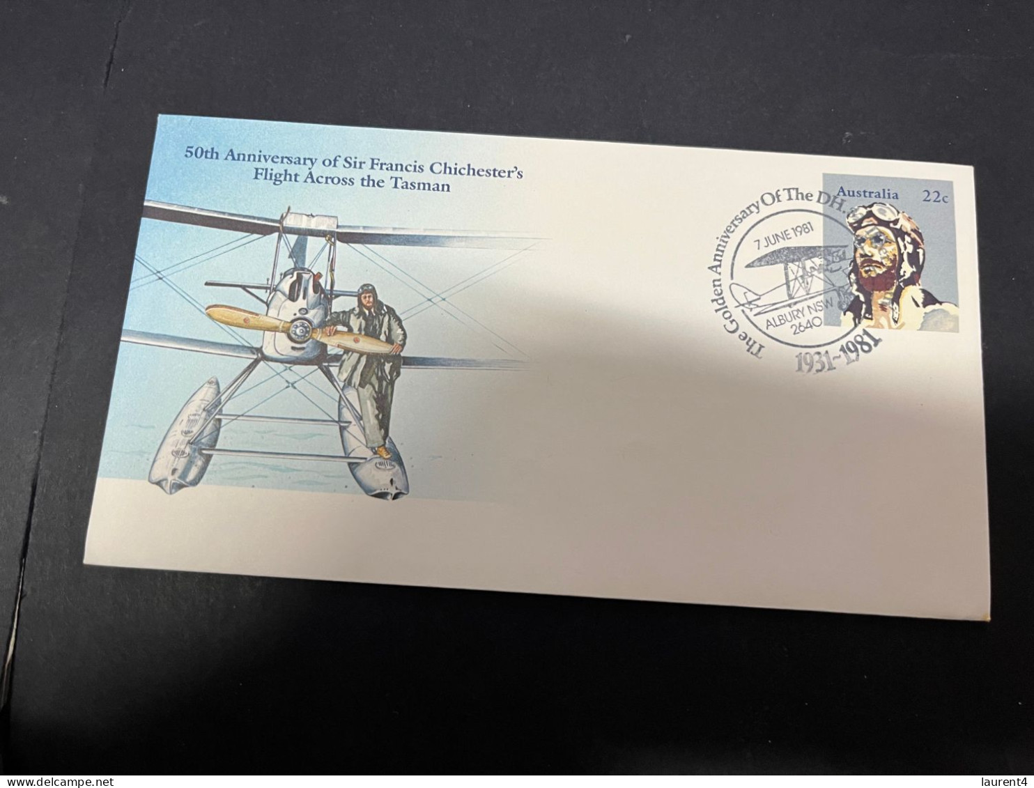 21-4-2024 (2 Z 39) Australia FDC Cover - 1981 - Golden Anniversary (Sir Francis Chichester) - FDC